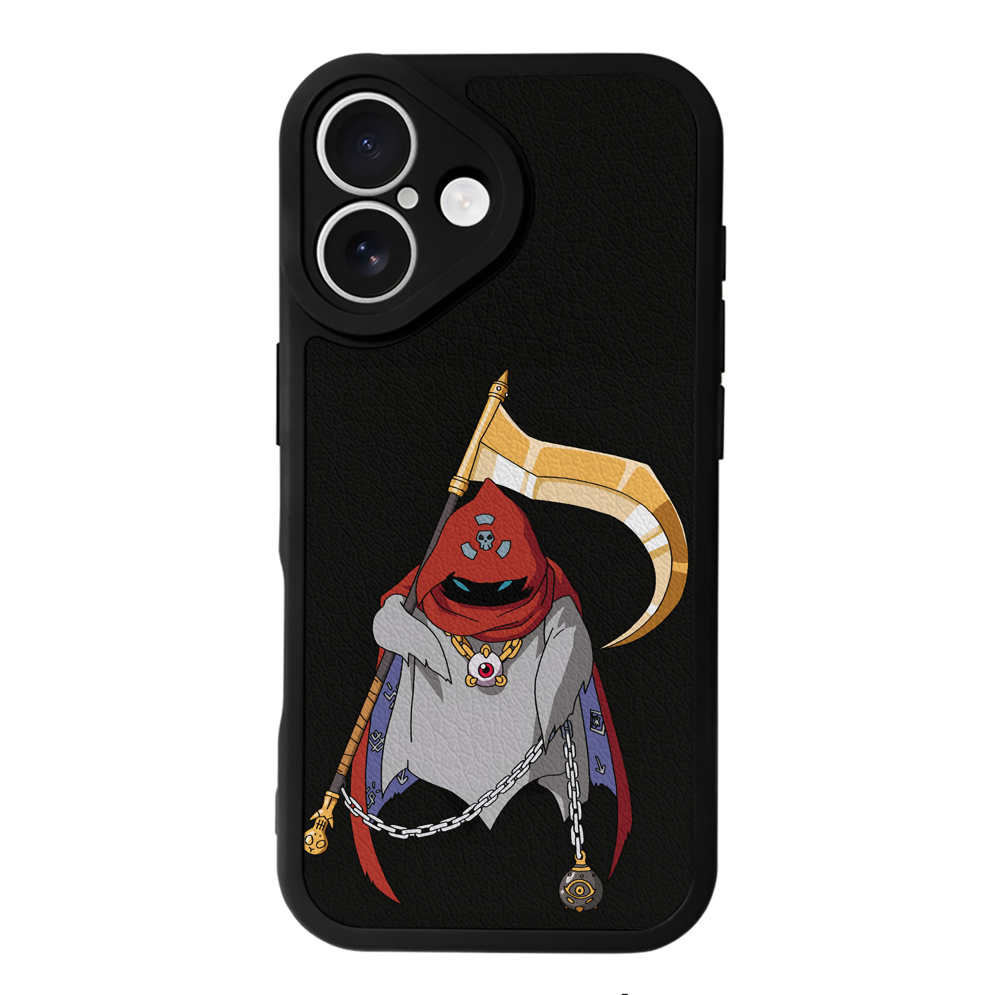 （画像用） Digimon デジタルモンスター/デジモン 【iPhone 16シリーズ対応】シリコンスマホケース（レザー調） 材質：シリコン
